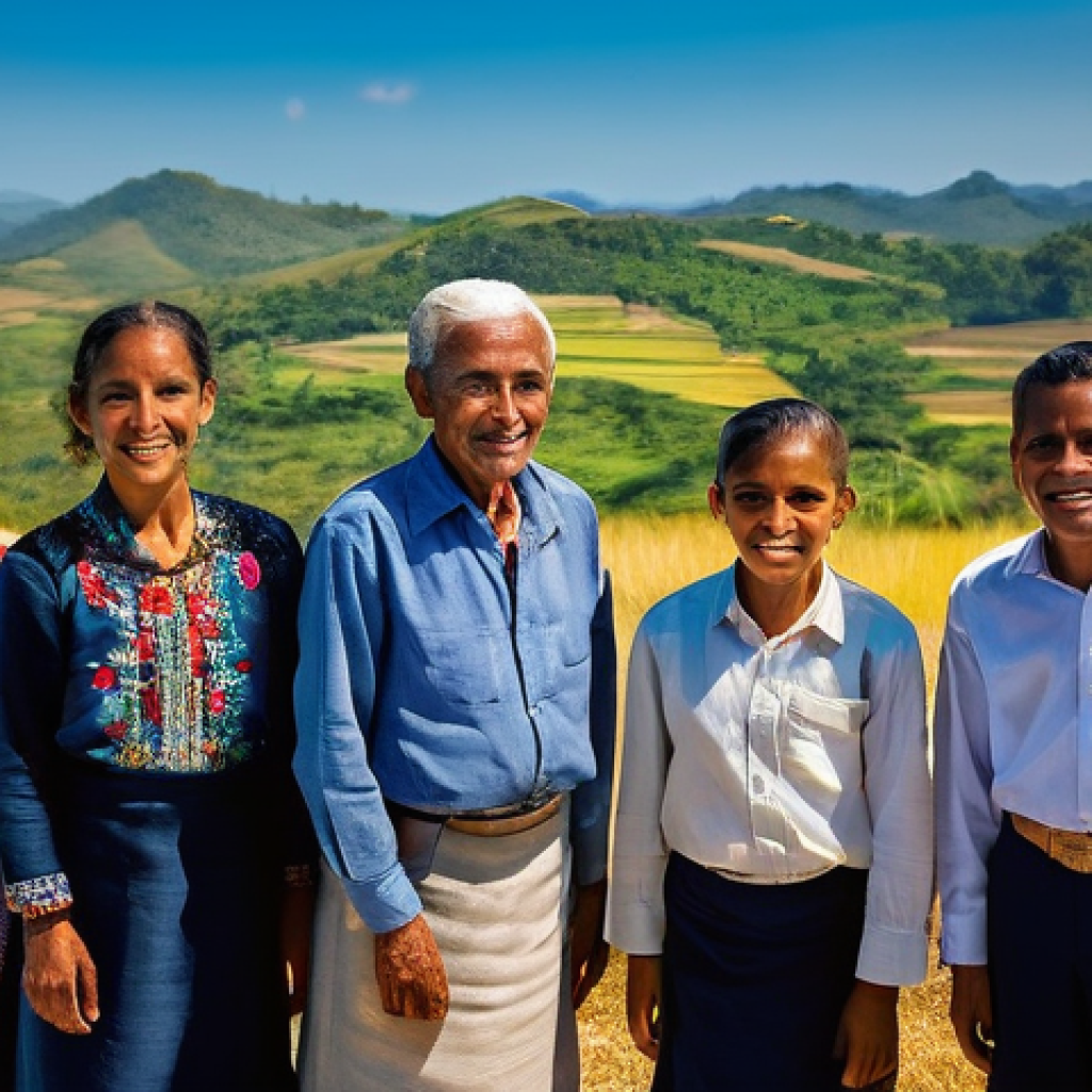 동티모르와 인도네시아 관계 - **Prompt:** A vibrant, sun-drenched scene capturing the spirit of East Timorese resilience and the d...