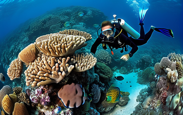 동티모르 해양 스포츠 - Prompt 1: Vibrant Atauro Island Coral Reefs**