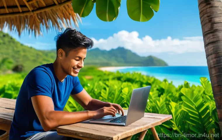 동티모르 이민 정책 - **Image Prompt: Bustling Dili with Economic Activity**
    "A dynamic street scene in Dili, East Tim...